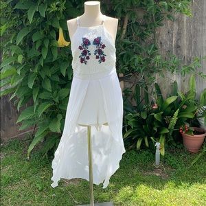 Embroidered Romper